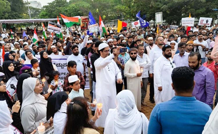 Communities Across Faiths Protest “Unconstitutional” Waqf Law in Bengaluru