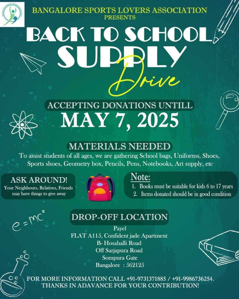 ‘Back to School’ Initiative Helps 200 Underprivileged Students in Bengaluru