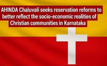 Christian Leaders AHINDA Chaluvali Demand Reservation Reforms in Karnataka