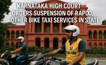 Why did Karnataka HC suspended rapido-bike taxis?