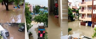 "Monsoon Misery: Bengaluru’s HBR Layout Floods as Politicians Look Away"